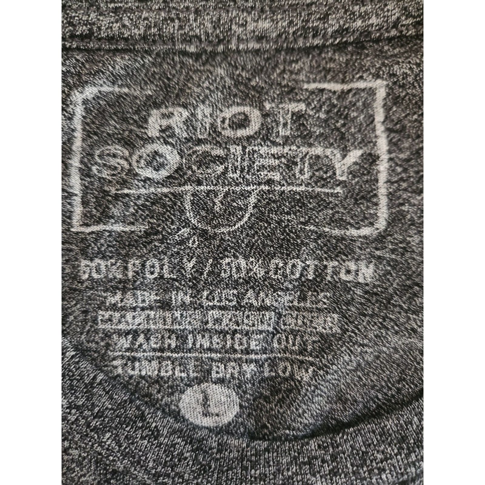 Vintage Riot Society California Knows How To Party Bear Gray T Shirt L Mens Short Sleeve Crew Neck Graphic Print Vintage No Size US L / EU 52-54 / 3 - 2 Thumbnail