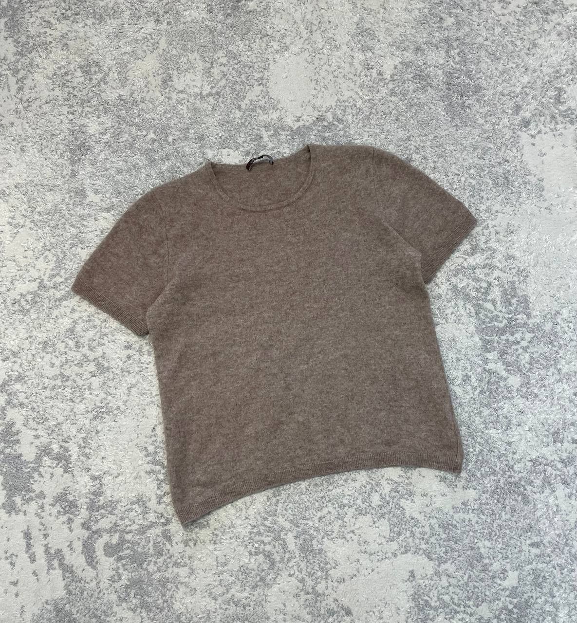 Other Cashmere Sweater Short Sleeve Women’s Soft Knit Pullover Size L / US 10 / IT 46 - 1 Thumbnail