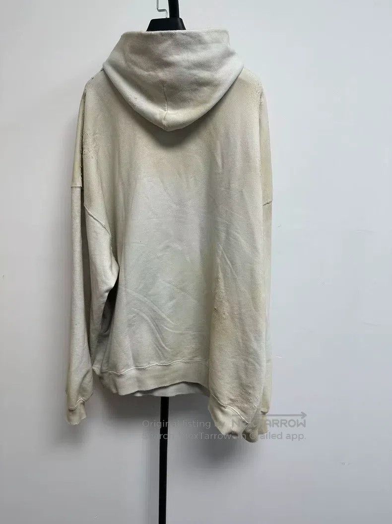 Balenciaga Balenciaga Letter printed zip-up long-sleeve sweatshirt wh Size US L / EU 52-54 / 3 - 2 Thumbnail