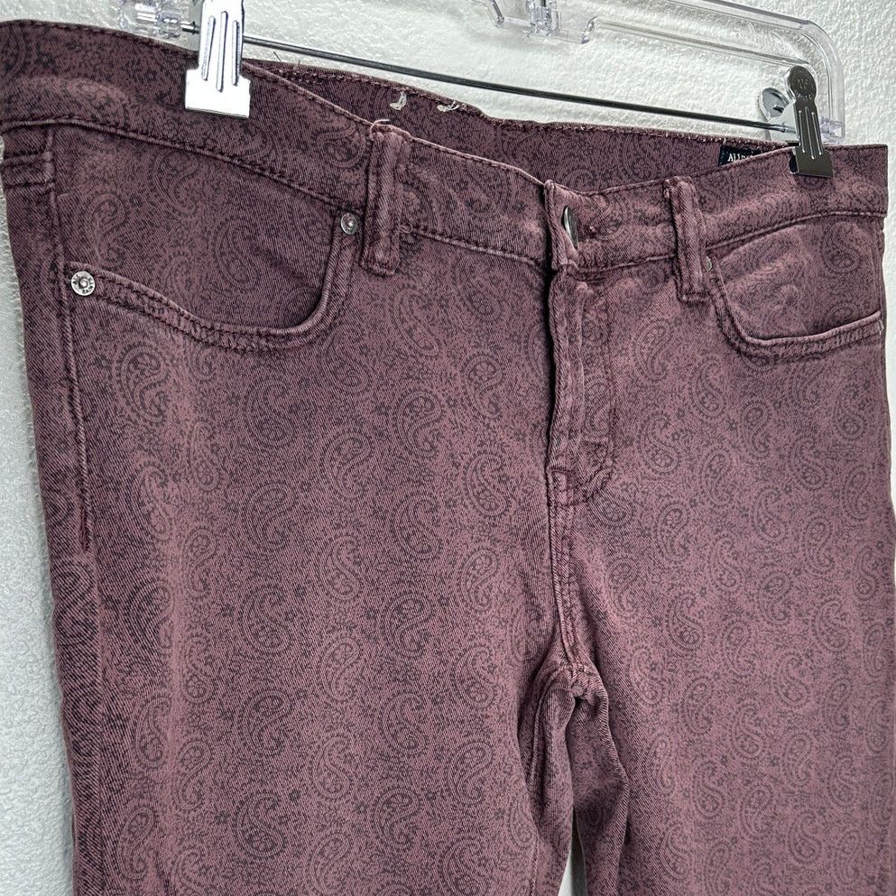 Allsaints AllSaints Spitalfields Jacks Place Paisley skinny Jeans 30 Size 30" / US 8 / IT 44 - 3 Thumbnail