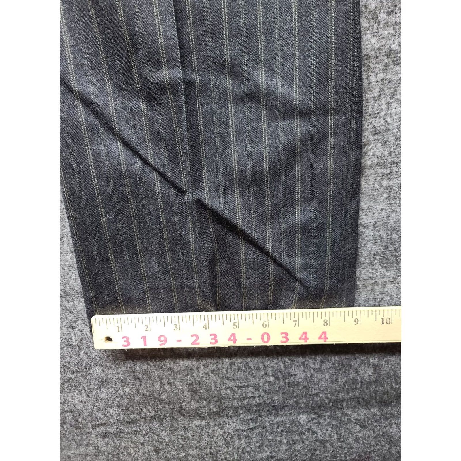 Pendleton VINTAGE Pendleton Pants Womens 12 Straight Leg Virgin Wool Pleated Trouser Black 29in Inseam 80s 90s USA Mens Womens Girls Size 34" / US 12 / IT 48 - 6 Thumbnail