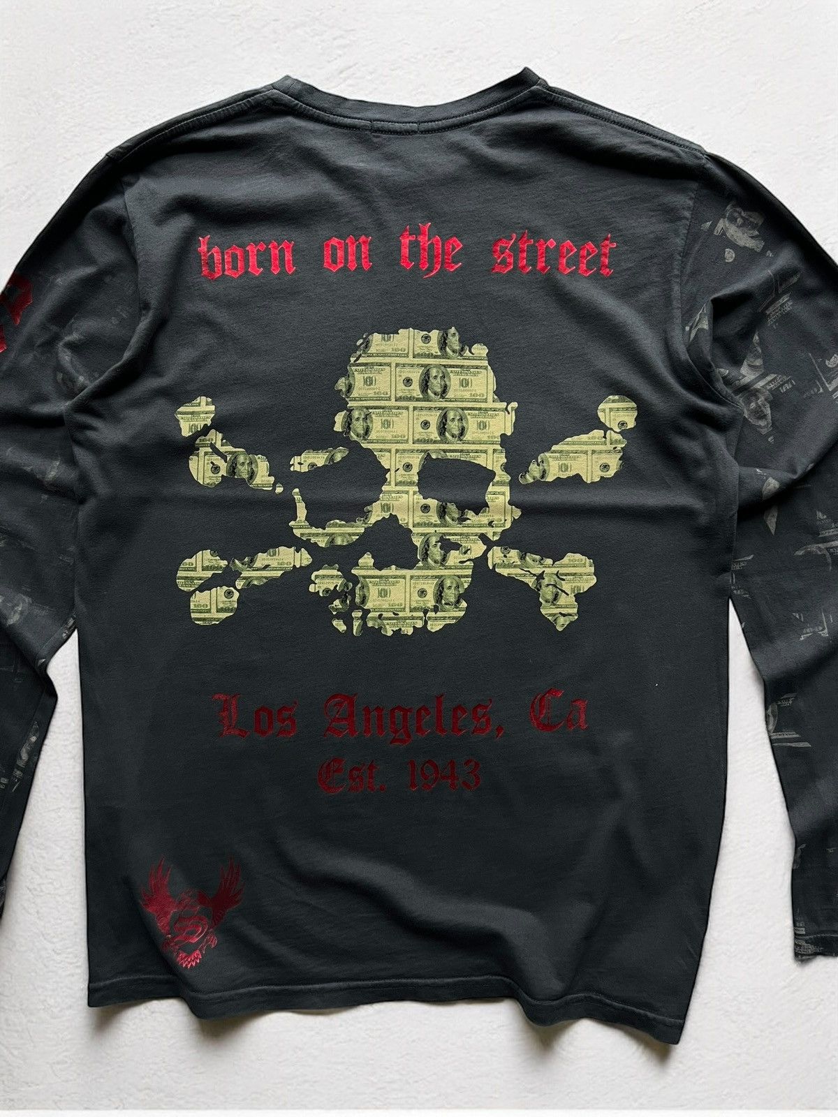Christian Audigier × Vintage SMET by CHRISTIAN AUDIGIER LONG SLEEVE TEE RAP y2k vintage Size US M / EU 48-50 / 2 - 5 Thumbnail