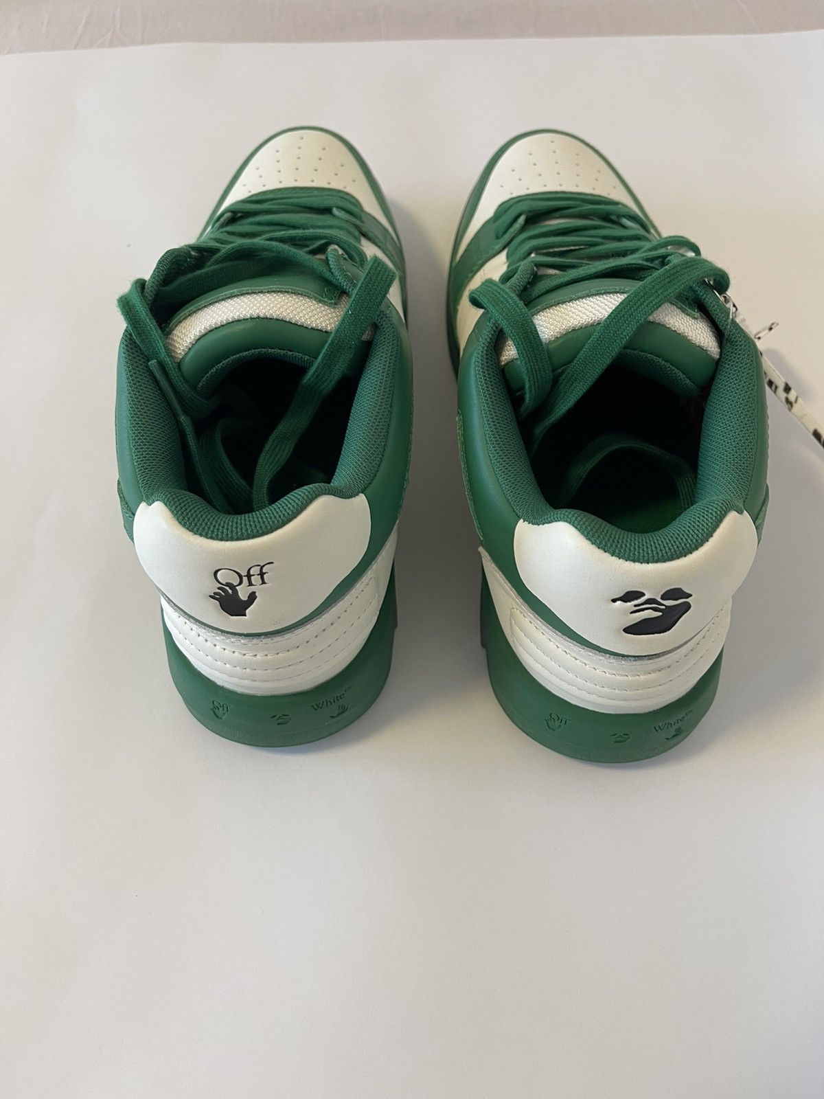 Off-White OFF-WHITE Out of Office Low Top Green Dirty White Size US 9 / EU 42 - 5 Thumbnail