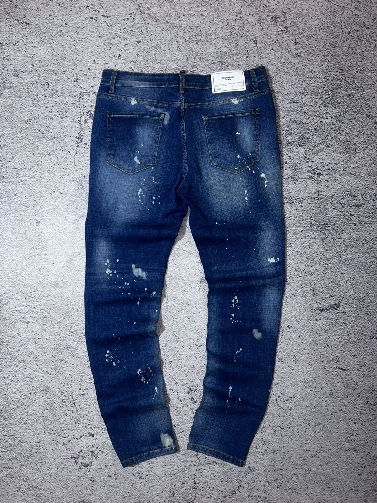 Dsquared2 DSQ2 Dsquared2 Slim Jean “D-6190” Distressed Paint-Splatter Size US 32 / EU 48 - 10 Thumbnail