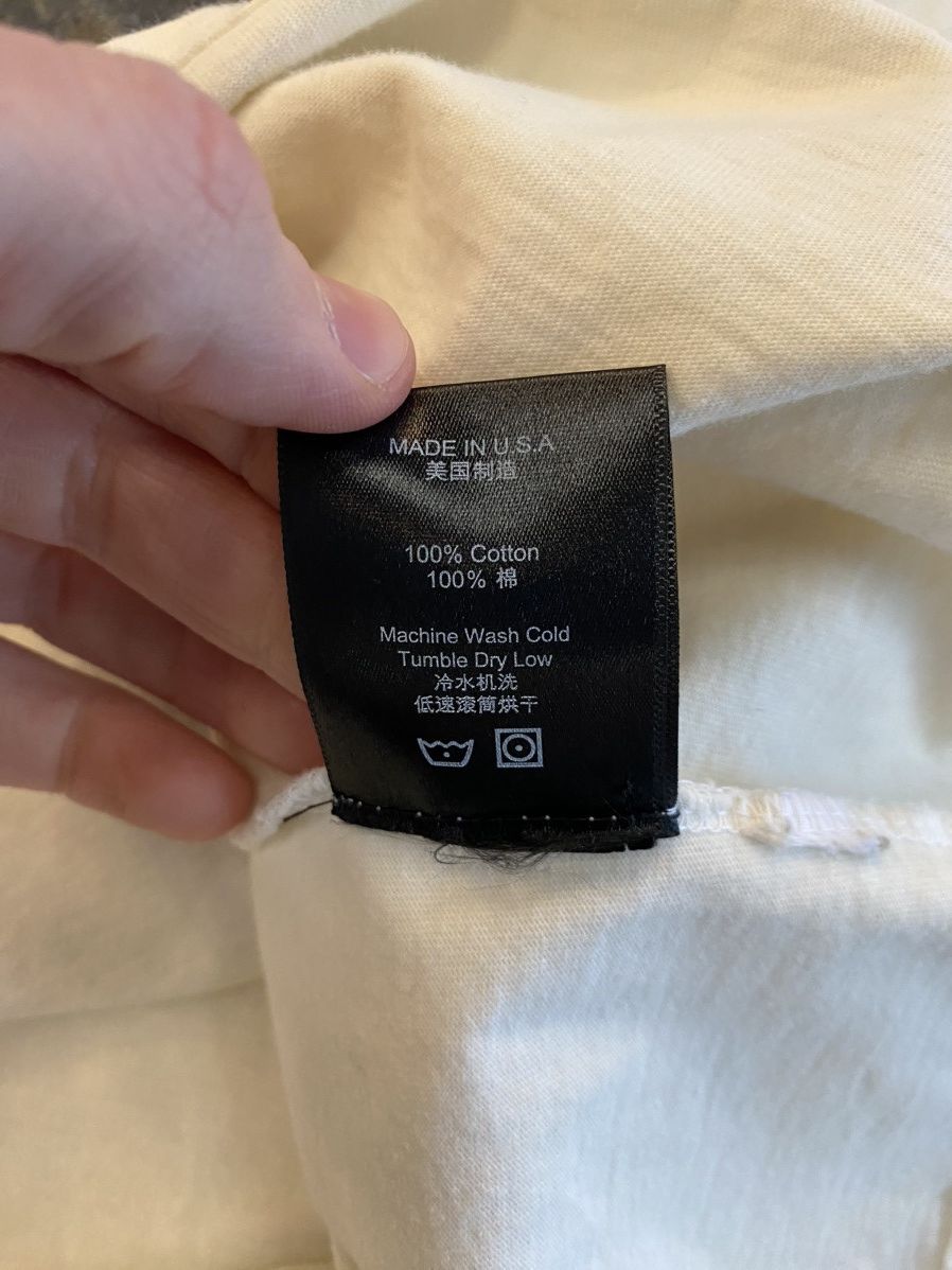 Rhude Rhude Autumn Nights T-Shirt Cream Size US XL / EU 56 / 4 - 5 Thumbnail