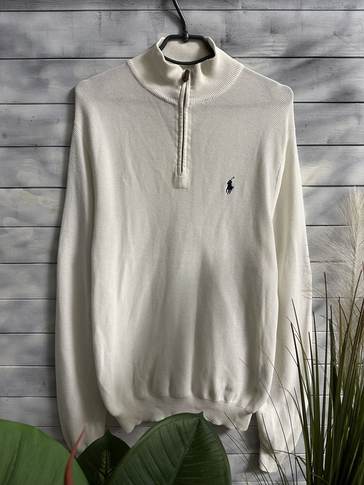 Ralph Lauren Luxury 1/3 Zip Sweater Ralph Lauren Polo Golf Lampo Size L Size US L / EU 52-54 / 3 - 1 Thumbnail