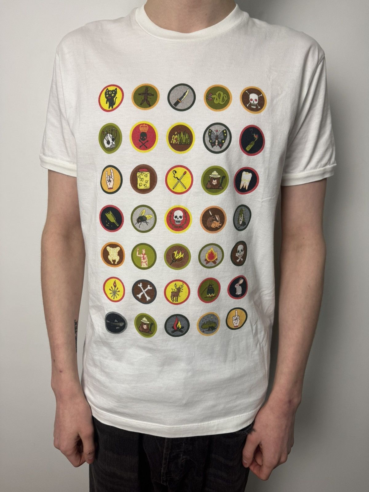 00s Dsquared2 “Scout Badges” Archive Tee Avant Garde Y2K