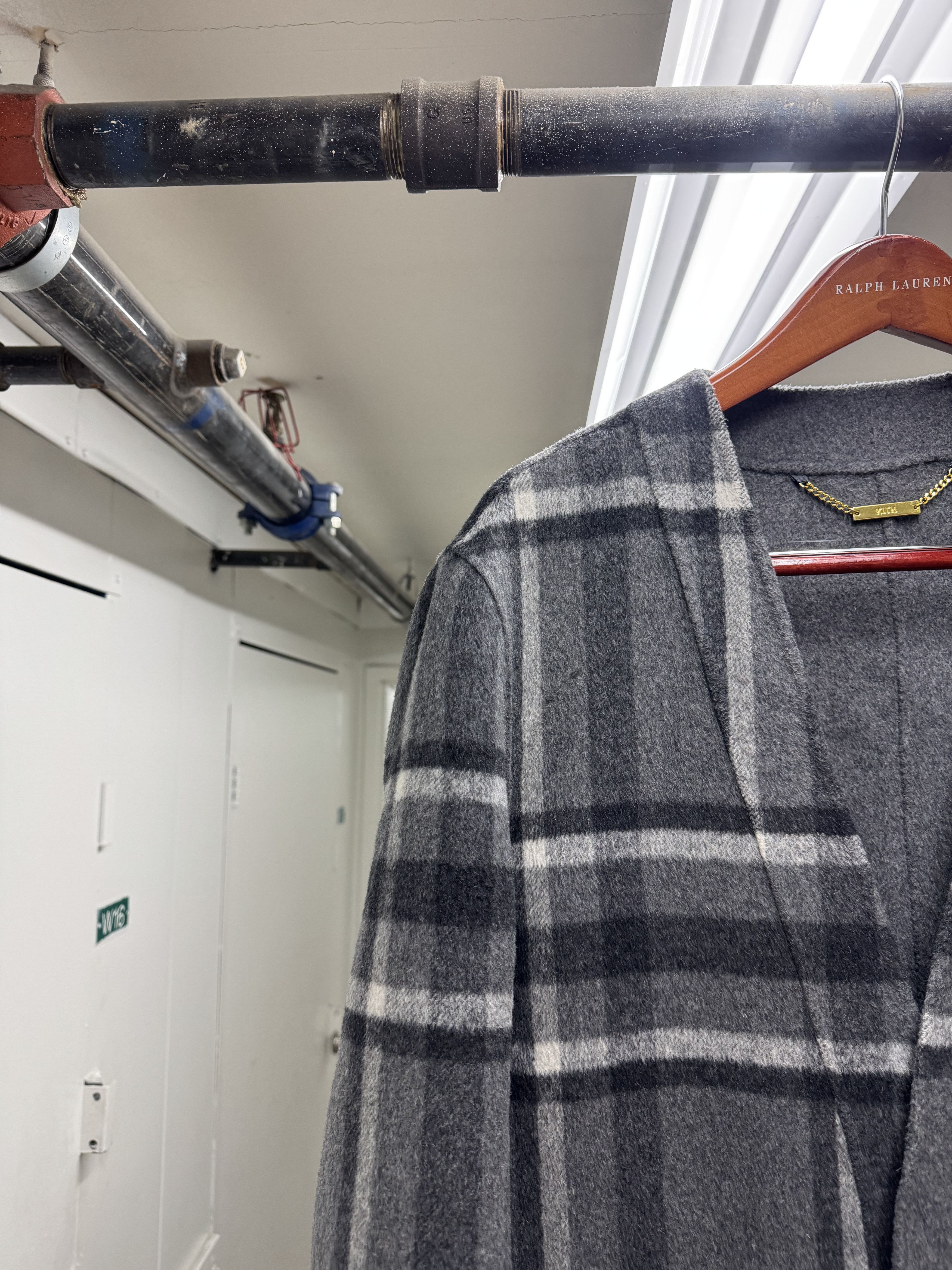 Kith KITH Wool Blend Reversible Check Plaid Shawl AW19 Coat Size US M / EU 48-50 / 2 - 10 Thumbnail