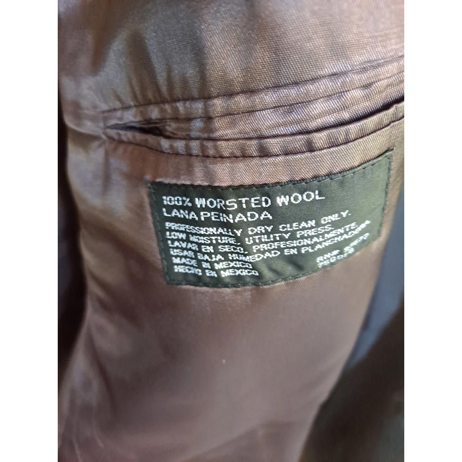 Other Canti di Milano Tan Blazer 100% Worsted Wool Size 42R - 4 Thumbnail