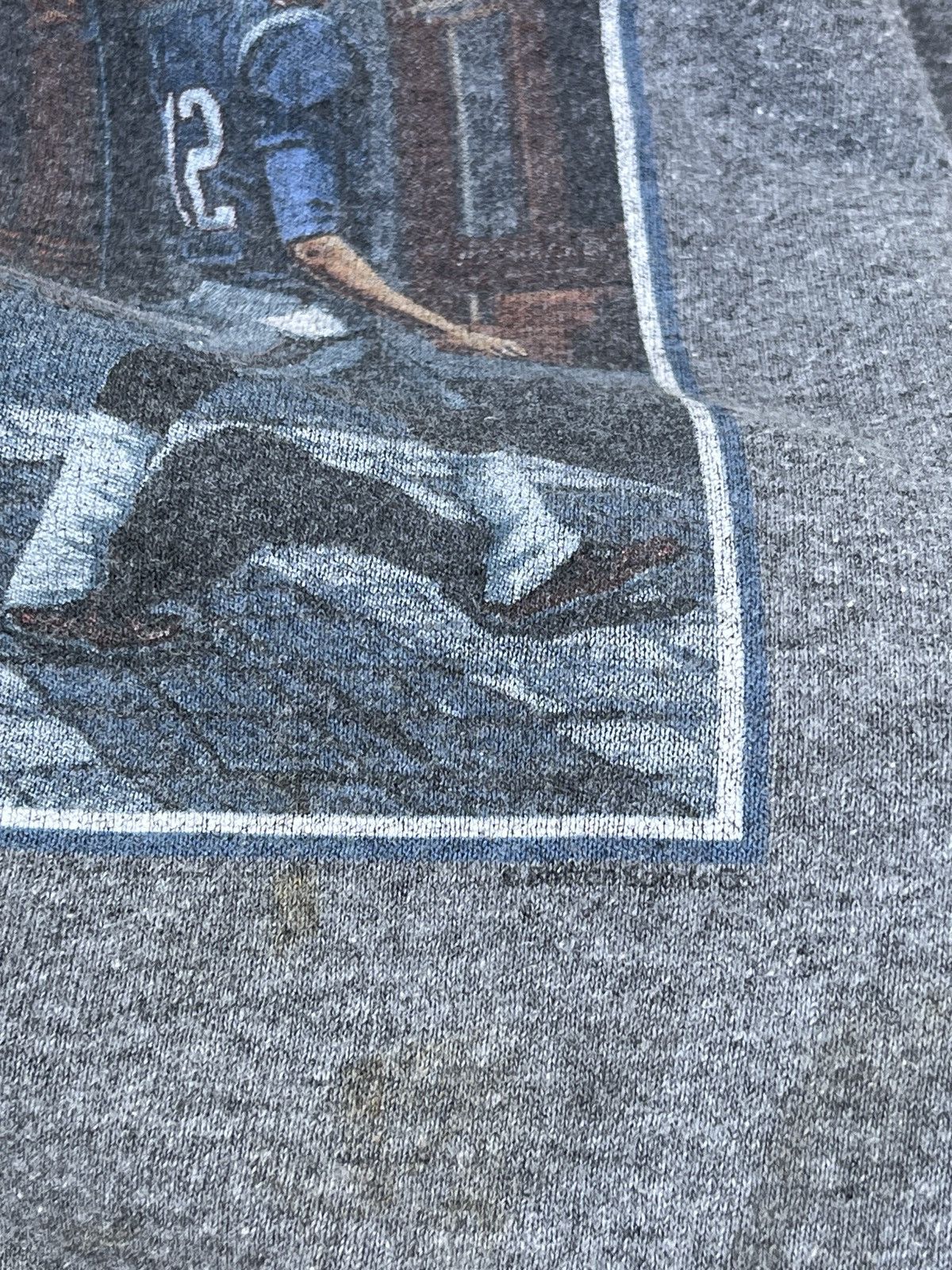 Other Last Drop🔥Rare🔥The Blue Line Graphic T-Shirt Size US XL / EU 56 / 4 - 6 Thumbnail