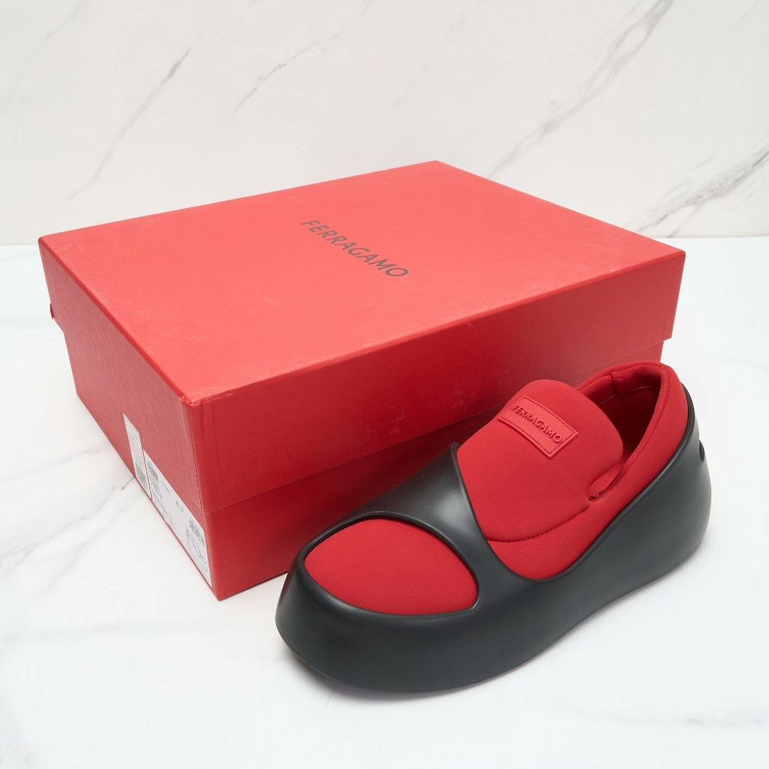 Salvatore Ferragamo Ferragamo Color-Block Casual Shoes Size US 7 / EU 40 - 1 Thumbnail