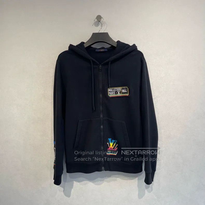 Louis Vuitton Louis Vuitton Rainbow logo print hooded jacket Size US XL / EU 56 / 4 - 1 Thumbnail