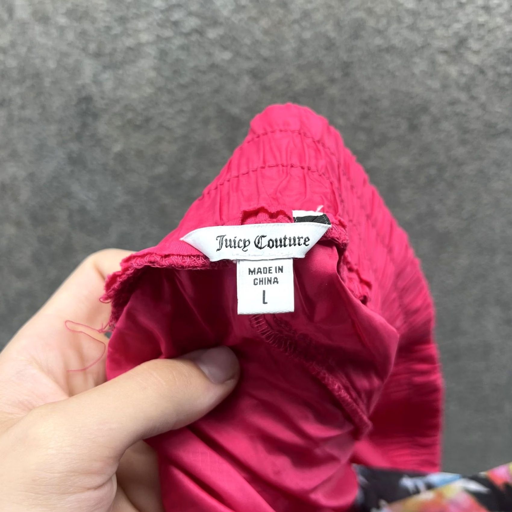 Juicy Couture Juicy Couture Shorts Womens Large Pink Floral 3 In Running Lightweight Elastic Waist Athletic Size 36" / US 14 / IT 50 - 3 Thumbnail