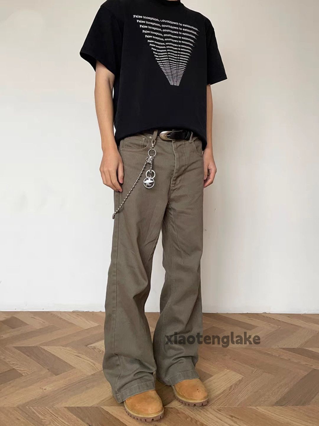 Jean × Vintage washed faded cleanfit yuppie bootcut flared punk jeans Size US 30 / EU 46 - 6 Thumbnail