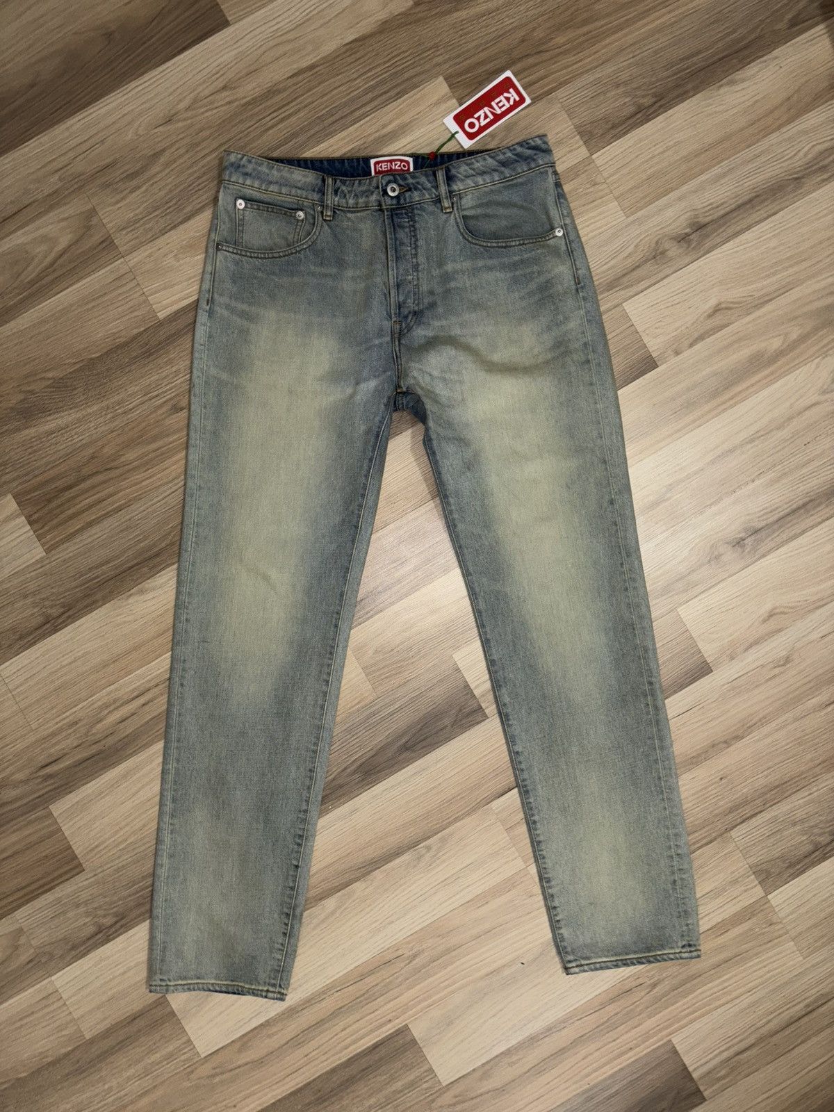 Kenzo Kenzo Bara mid-rise slim-fit jeans Denim Size US 32 / EU 48 - 1 Thumbnail