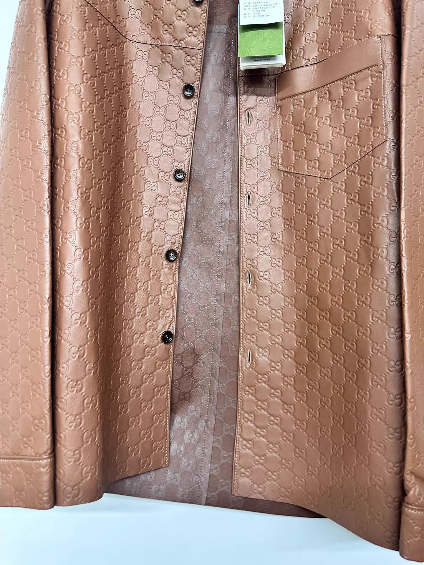 Gucci Gucci printed leather jacket 46 new with tags Size US S / EU 44-46 / 1 - 4 Thumbnail