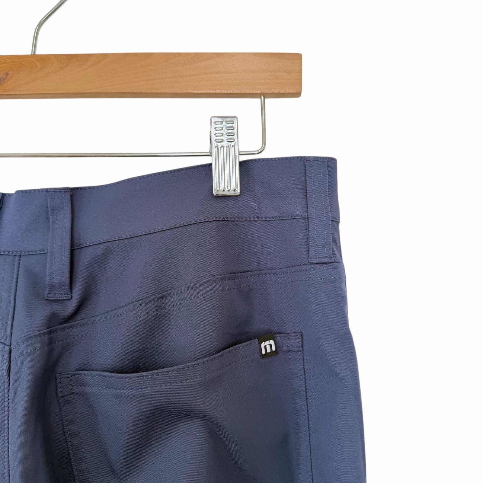 TravisMathew Travis Mathew Navy Blue Flat Front Golf Pants Sz 30 Size US 30 / EU 46 - 4 Thumbnail