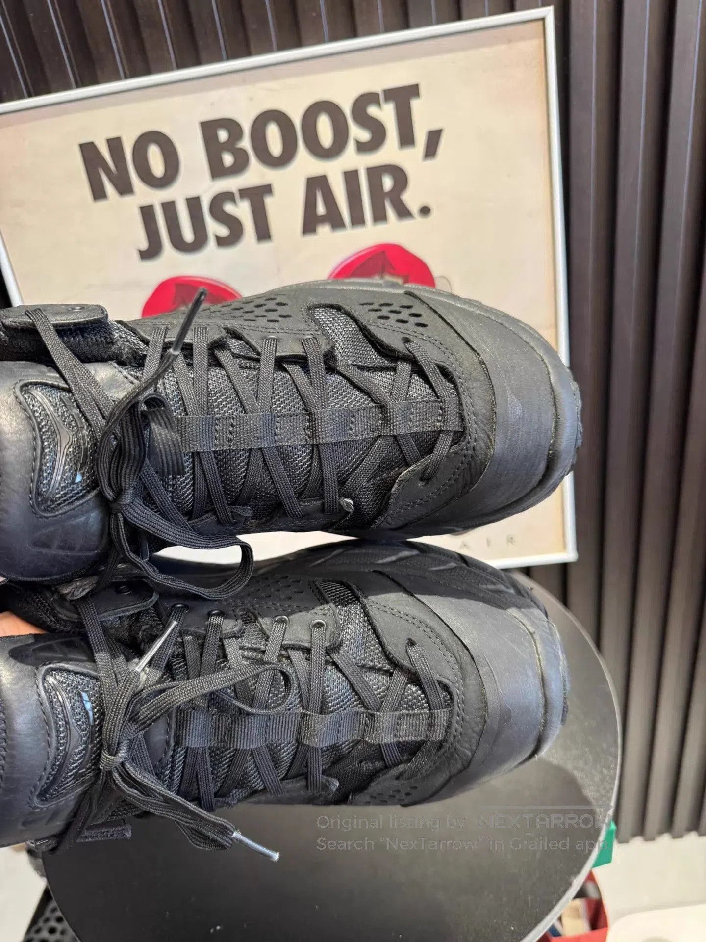 Hoka Black Athletic Shoes with Rugged Sole Size 11. Size US 11 / EU 44 - 6 Thumbnail