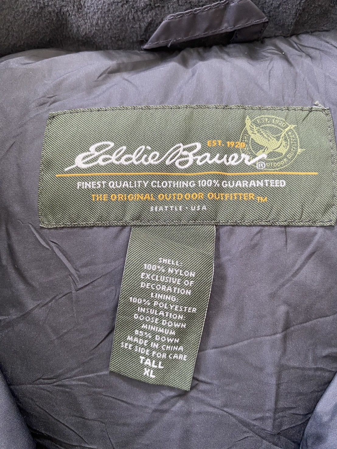 Eddie Bauer 00s eddie bauer "goose down" down vest 700 FILL POWER Size US XL / EU 56 / 4 - 2 Thumbnail