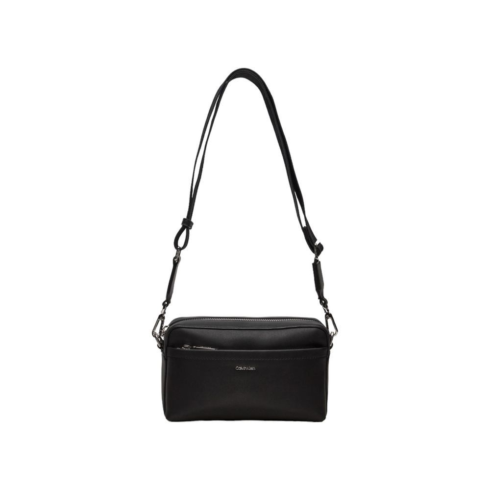 Calvin Klein Black Recycled Polyester Women's Handbag Size ONE SIZE - 1 Thumbnail