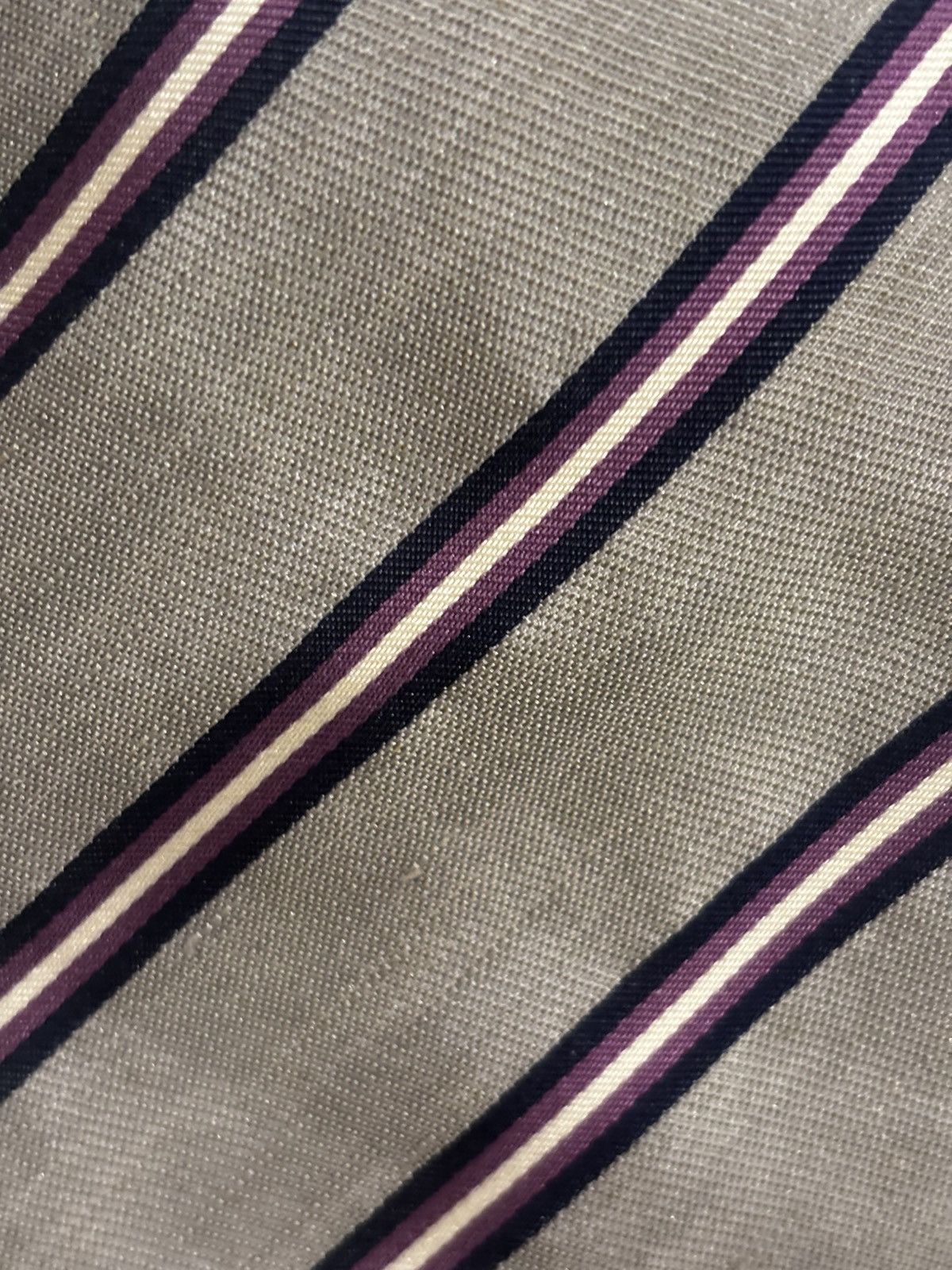 Banana Republic Gray striped necktie.ma0211 Size ONE SIZE - 9 Thumbnail