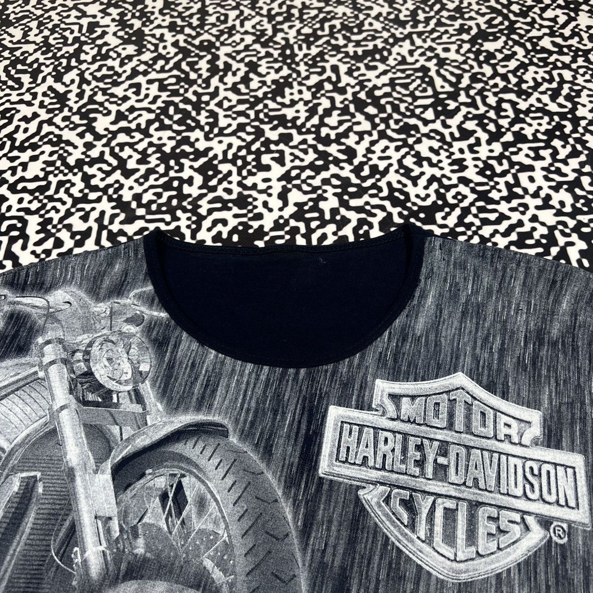 Harley Davidson Vintage Y2K Harley Davidson Over Print Biker Cycles T-shirt Size US M / EU 48-50 / 2 - 10 Thumbnail