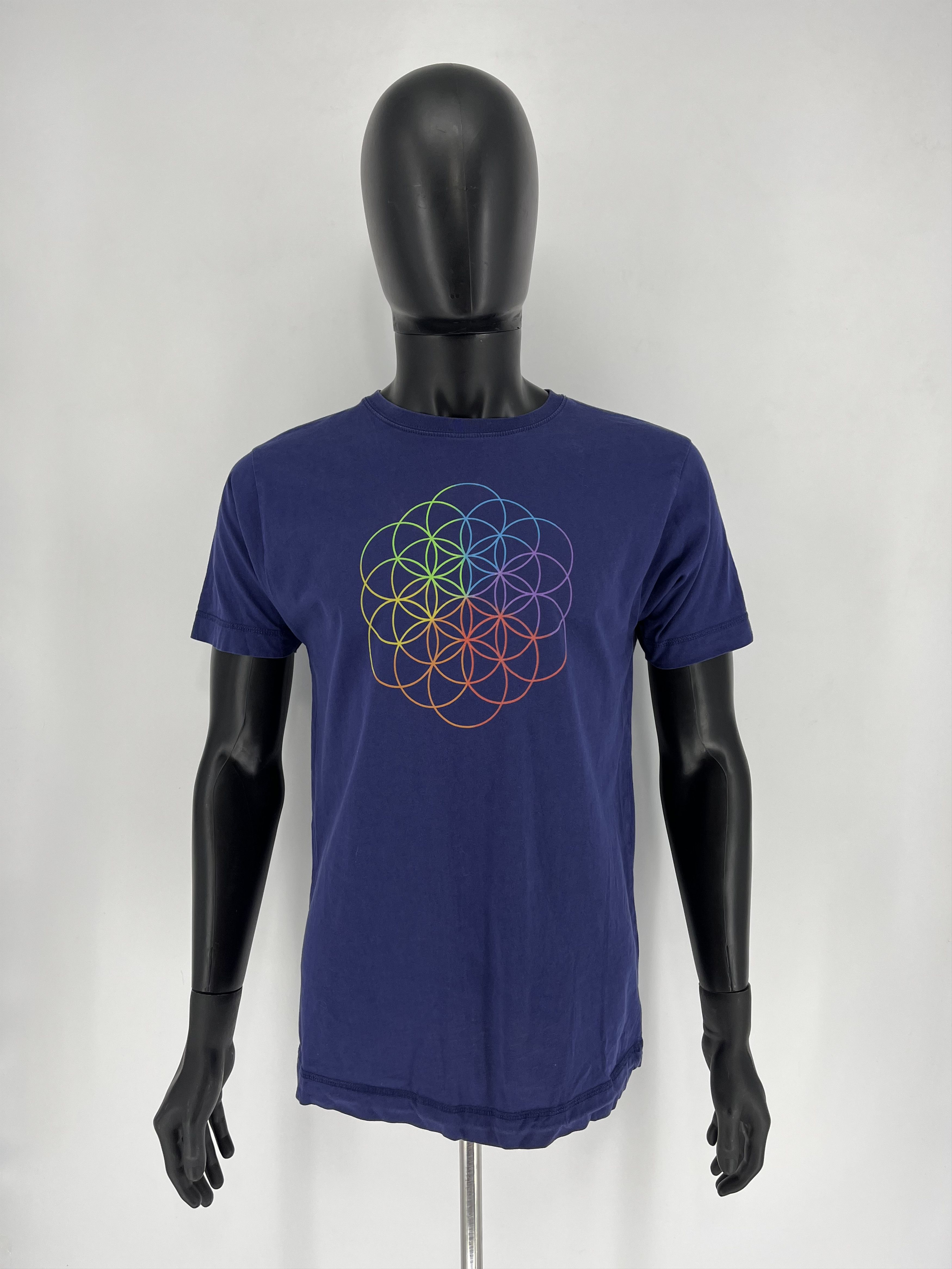 Band Tees × Vintage Vintage Y2K Coldplay A Head Full OF dreams World Tour 2016 Size US M / EU 48-50 / 2 - 2 Thumbnail