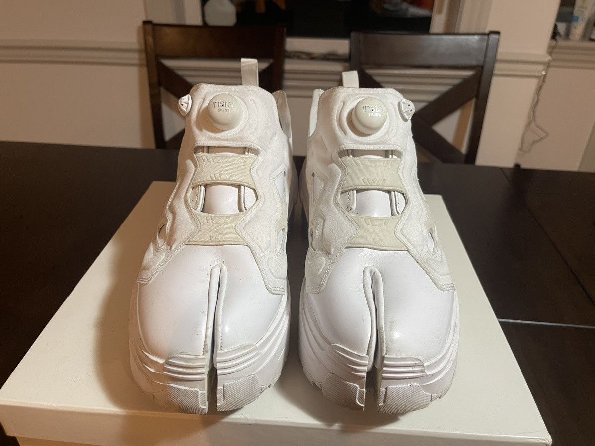 Maison Margiela × Reebok MAISON MARGIELA X REEBOK INSTAPUMP FURY TABI PUMP WHITE Size US 10.5 / EU 43-44 - 5 Thumbnail