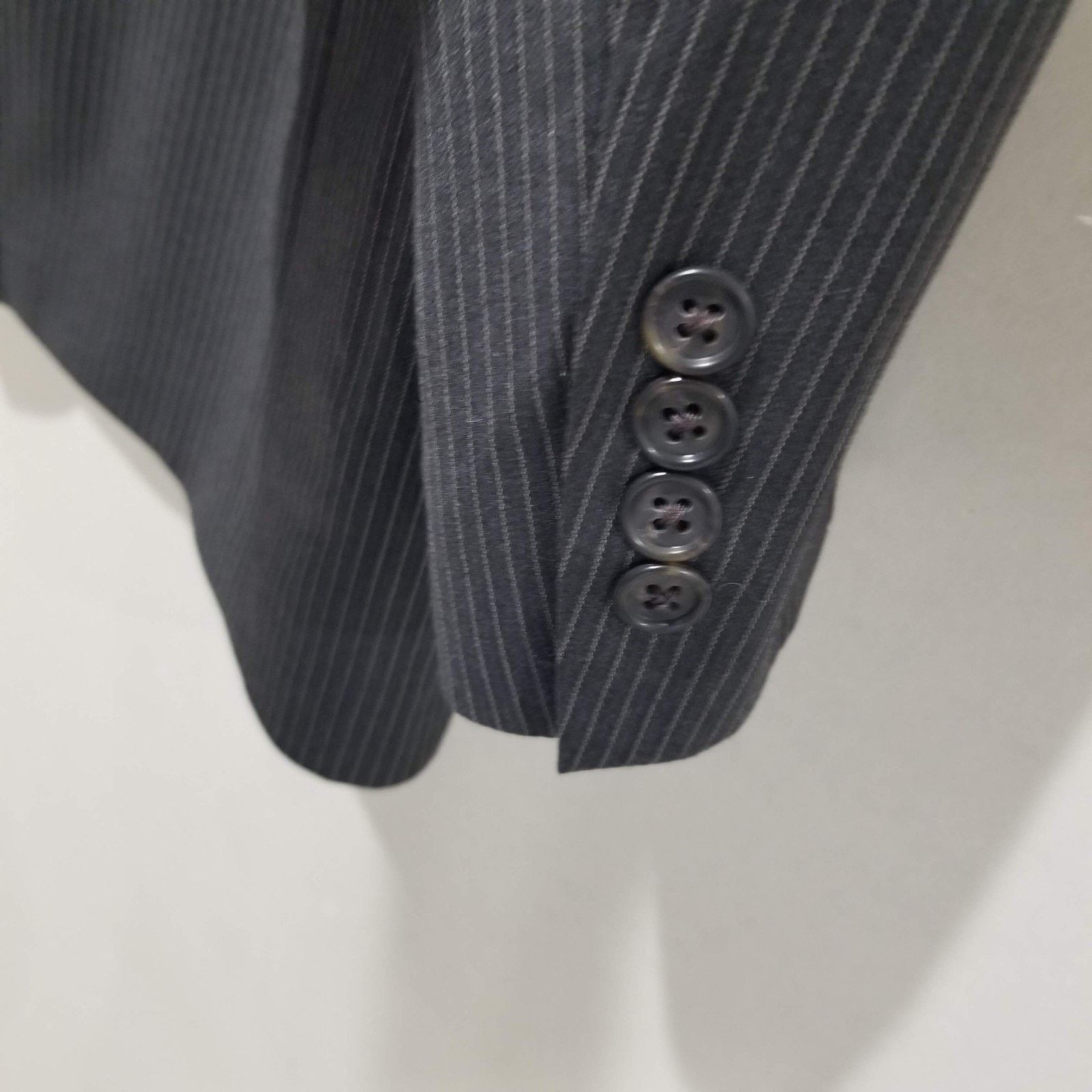 Austin Reed Austin Reed Suit Jacket 44L Mens Union Made in USA Striped Size 44L - 8 Thumbnail