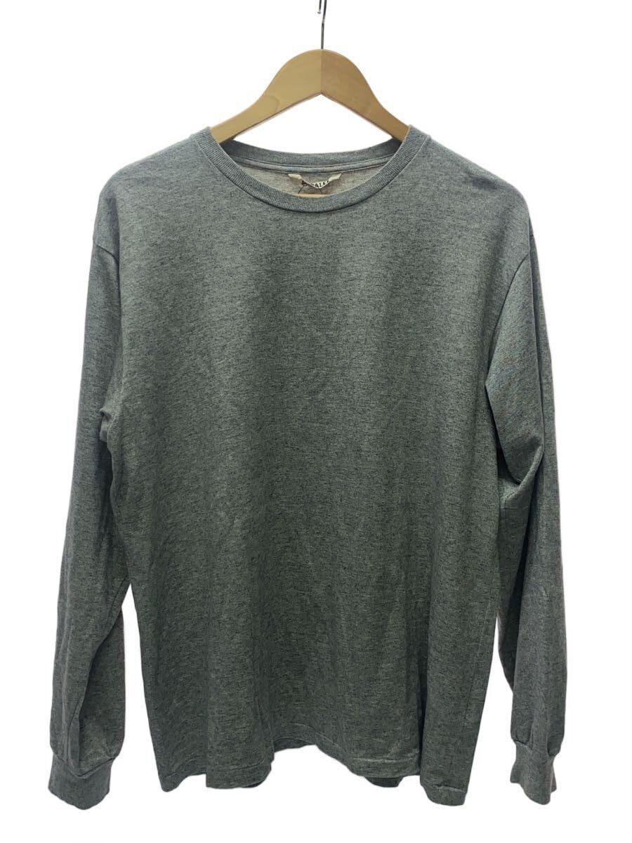 Auralee Gray Cotton Long-sleeved T-shirt Size US L / EU 52-54 / 3 - 1 Thumbnail