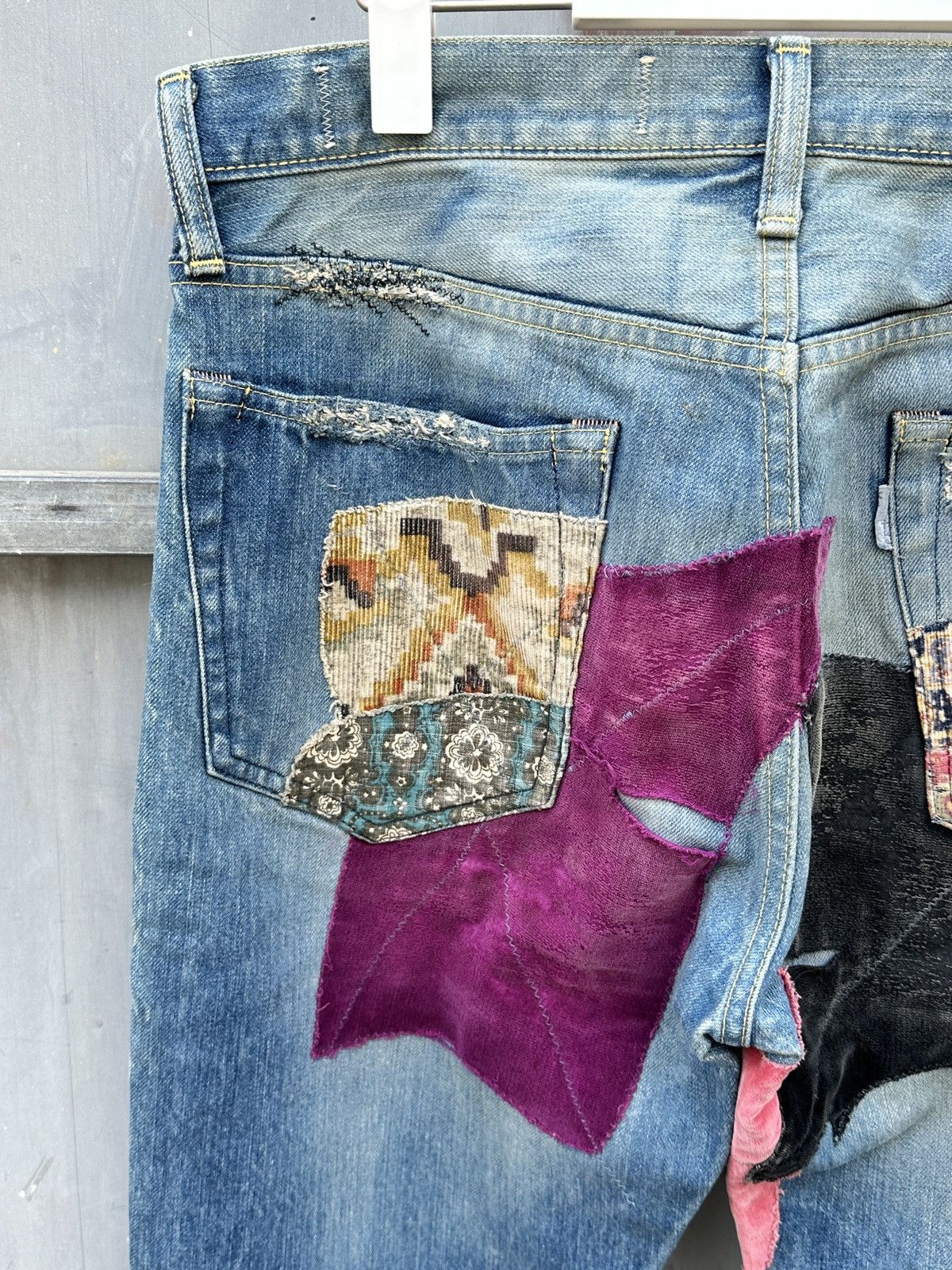 Kapital × Kapital Kountry Kountry Okabilly Patchwork Denim Size US 32 / EU 48 - 9 Thumbnail