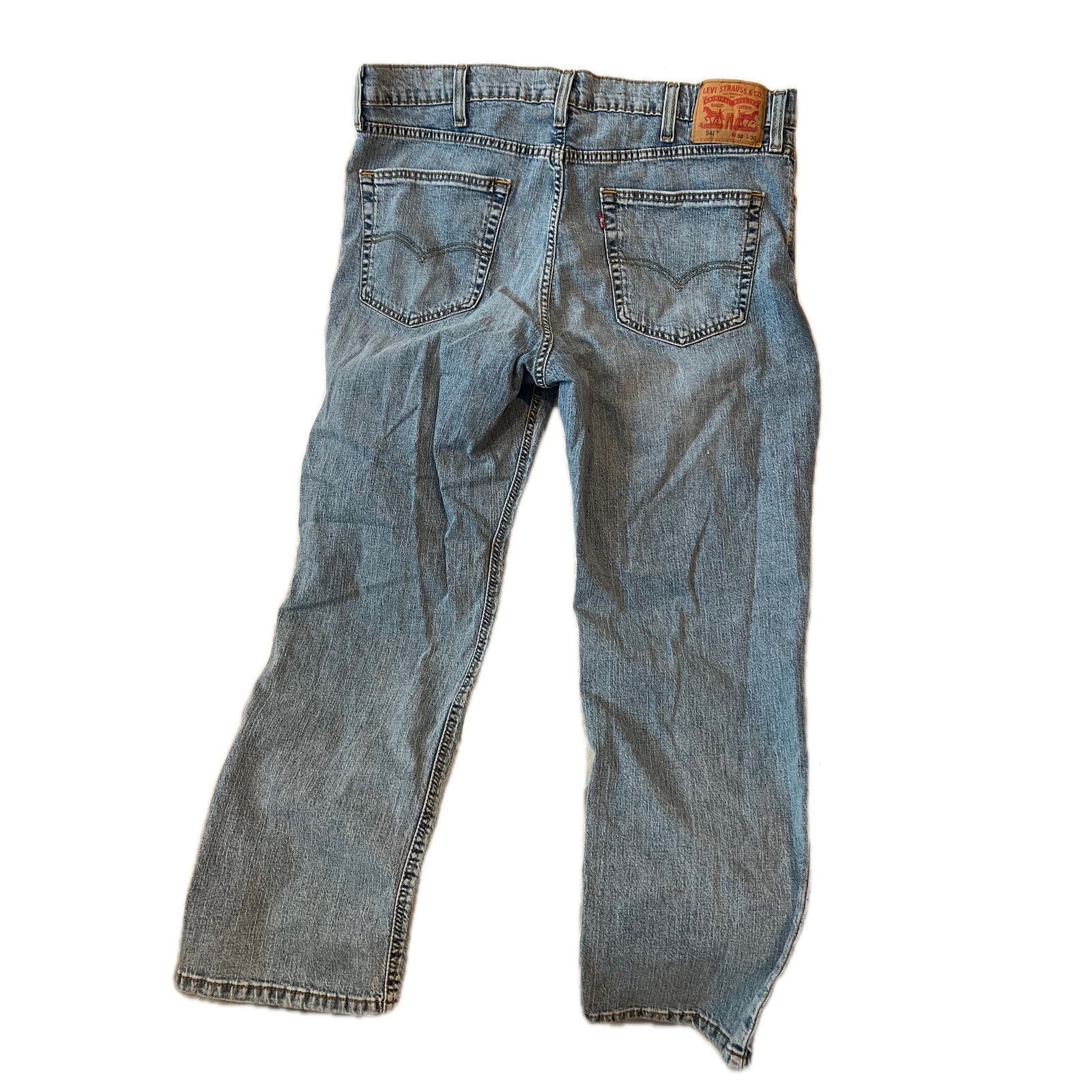 Levi's Levi's 541 Athletic Straight Leg Jeans Mens 38x30 Size US 38 / EU 54 - 2 Thumbnail