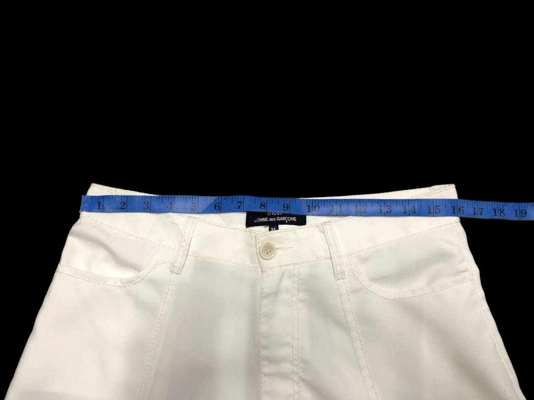 Tricot Comme des Garcons AD2015 Tricot comme des garcons White Pants Rare Design Size 32" / US 10 / IT 46 - 22 Thumbnail