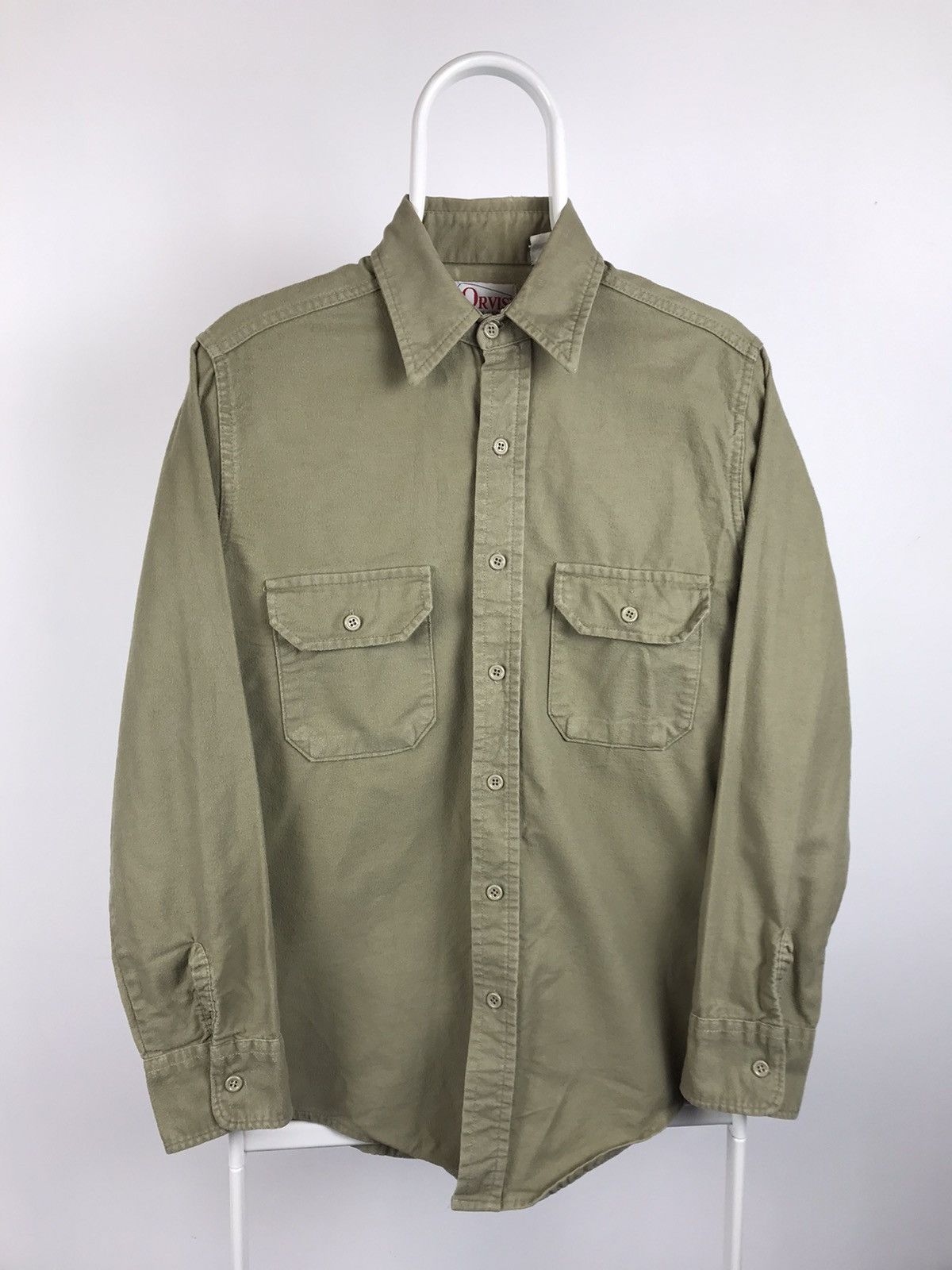 Vintage Vintage Orvis Made in USA Military Style Long Sleeve Shirt ...