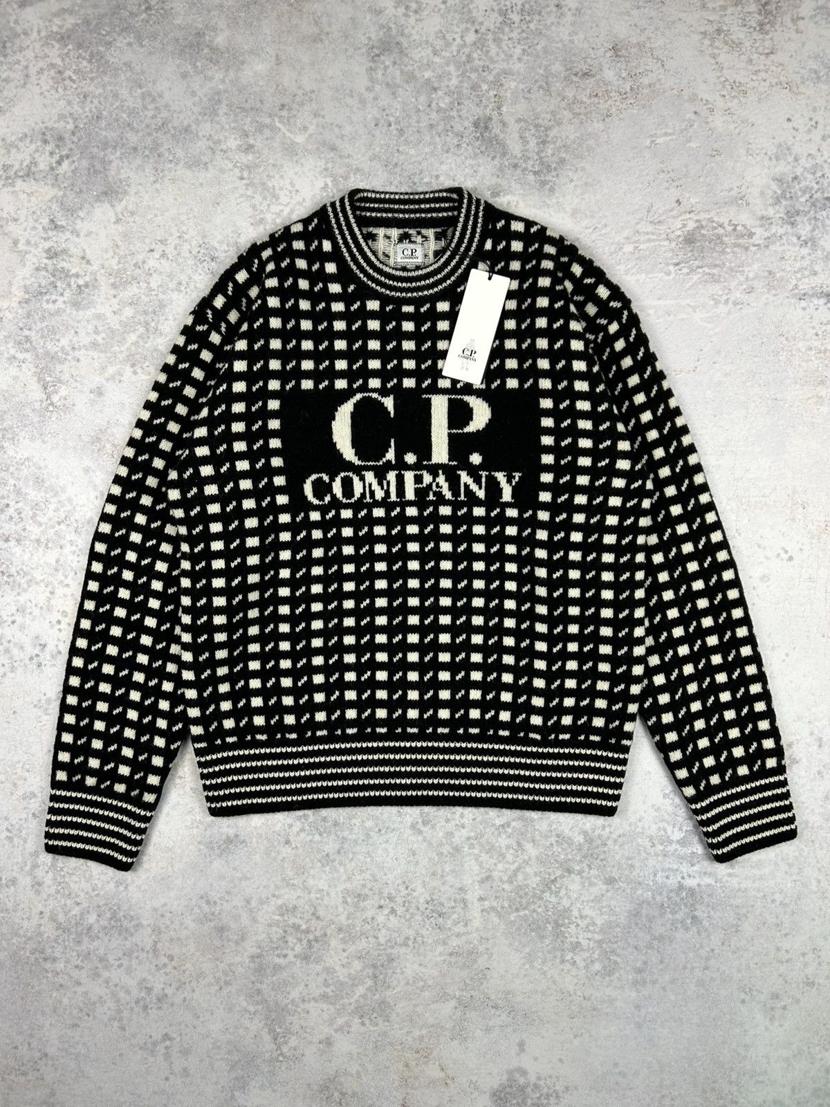 C.P. Company C.P. Company Wool Jacquard Crew Knit Size US M / EU 48-50 / 2 - 1 Thumbnail