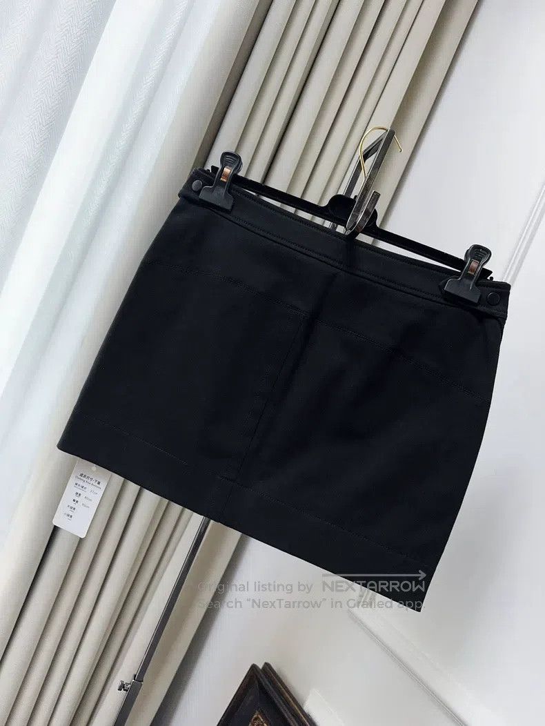 Hermes Hermes Black skirt short skirt Size 25" / US 0 / IT 36 - 2 Thumbnail