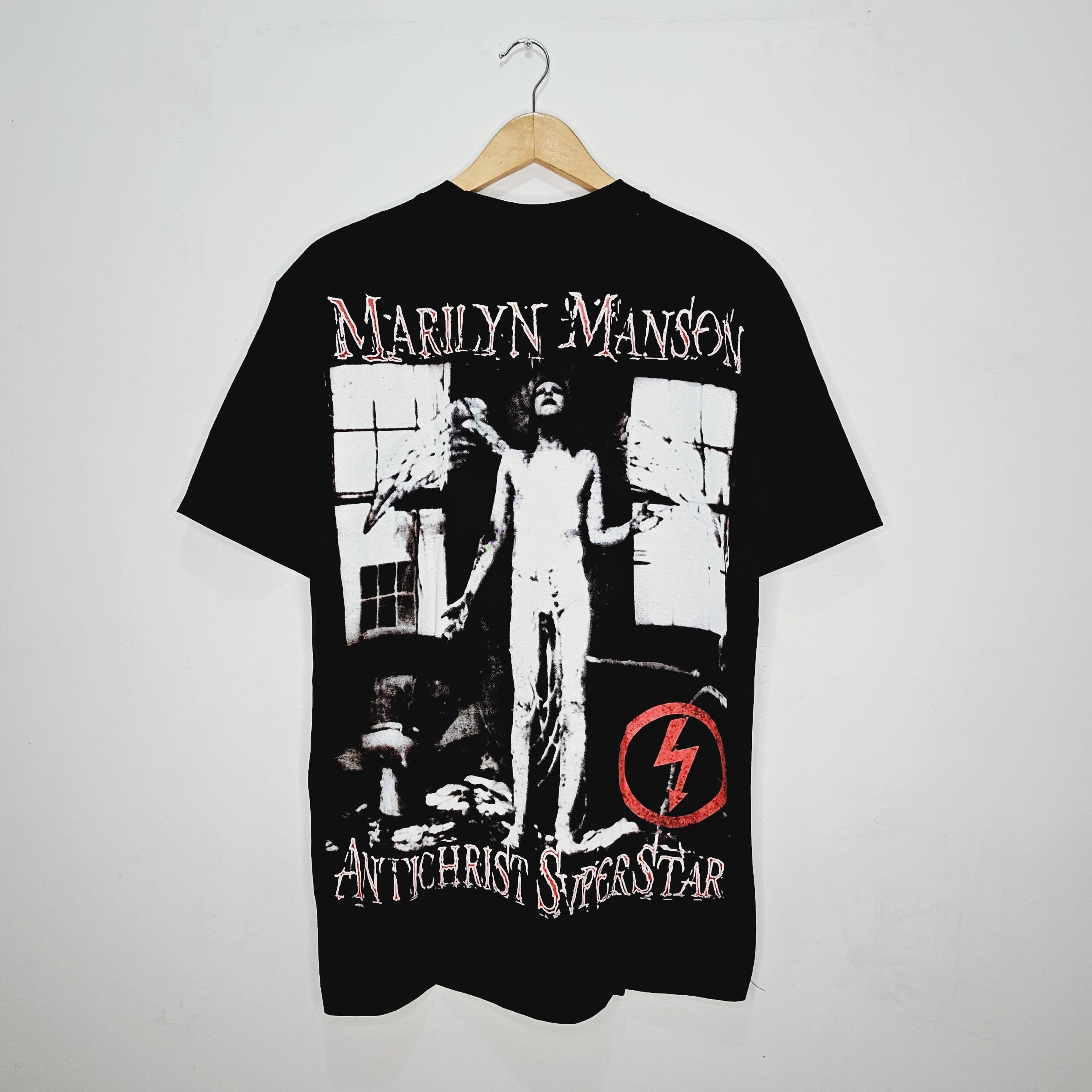トップス MARILYN MANSON men's t shirt boot 楽天市場】90s VINTAGE TEE Marilyn Manson 