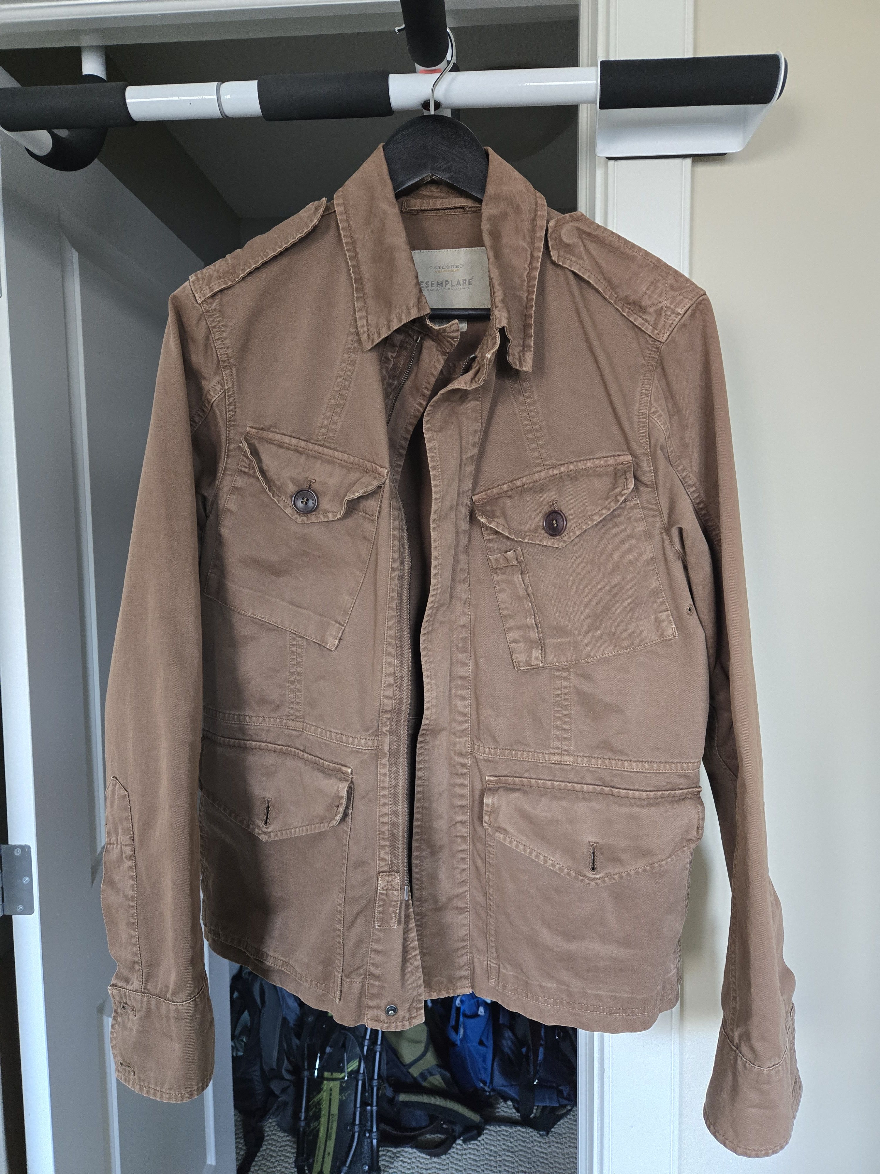 Esemplare brown military field jacket
