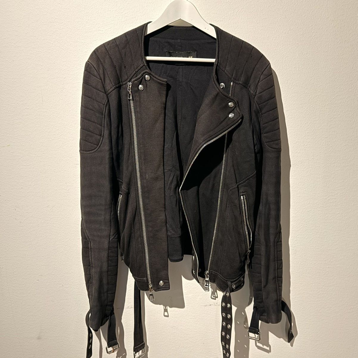 Wool Balmain H&M Biker Jacket