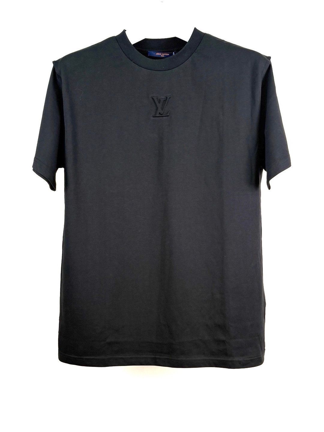 Louis Vuitton Louis Vuitton Embossed Logo T-Shirt Blue Size L Size US L / EU 52-54 / 3 - 1 Thumbnail
