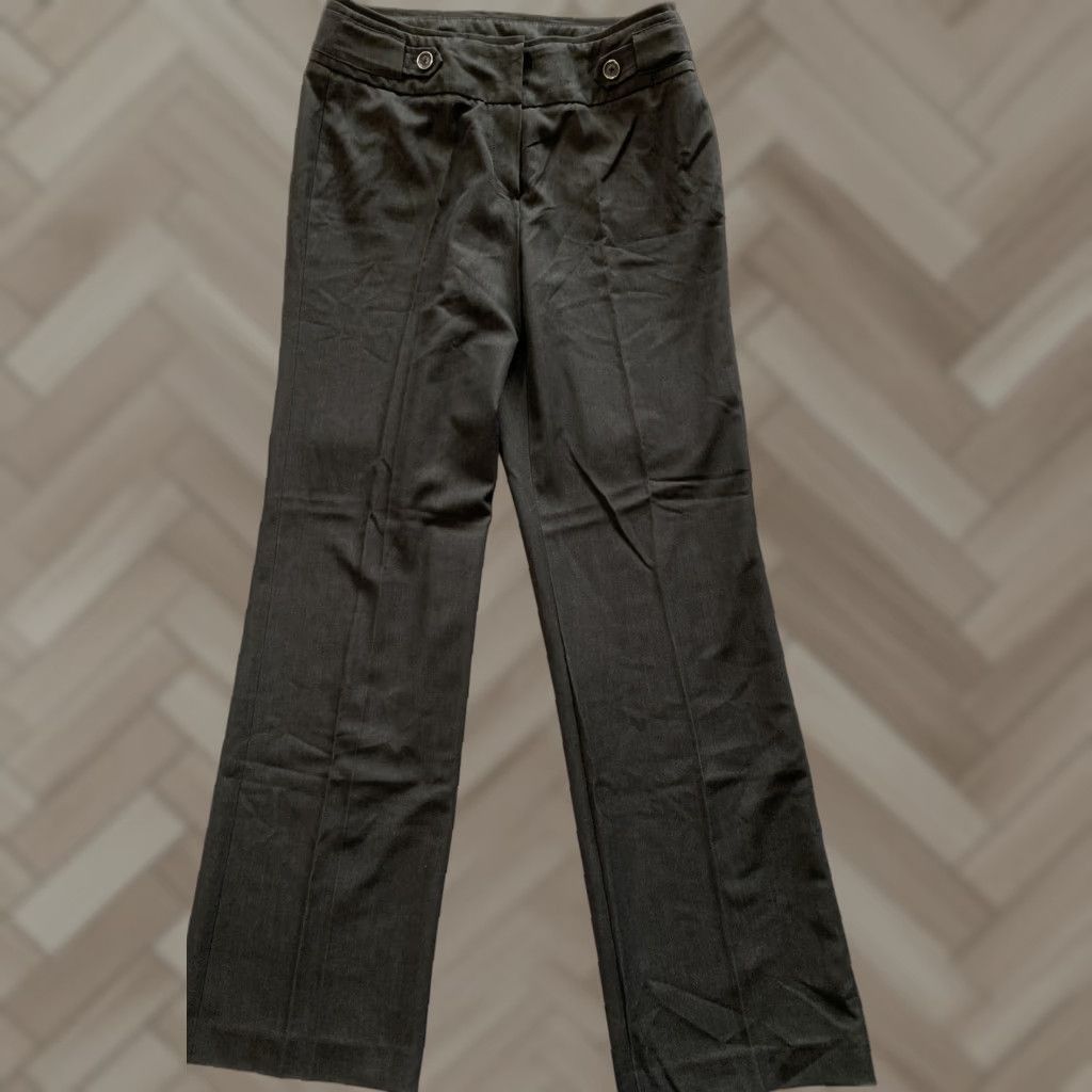 Vintage Sharagano Dress Pants Women Very Dark Gray 8 Pant/ 17-25 Inseam 32 FullLength Regular Rise High Work Outfit Size 30" / US 8 / IT 44 - 1 Thumbnail