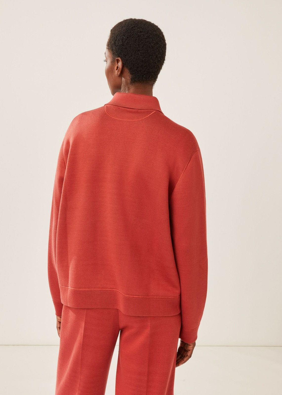 Loro Piana o1srvl11e0424 Sweater in Red Size M / US 6-8 / IT 42-44 - 3 Thumbnail
