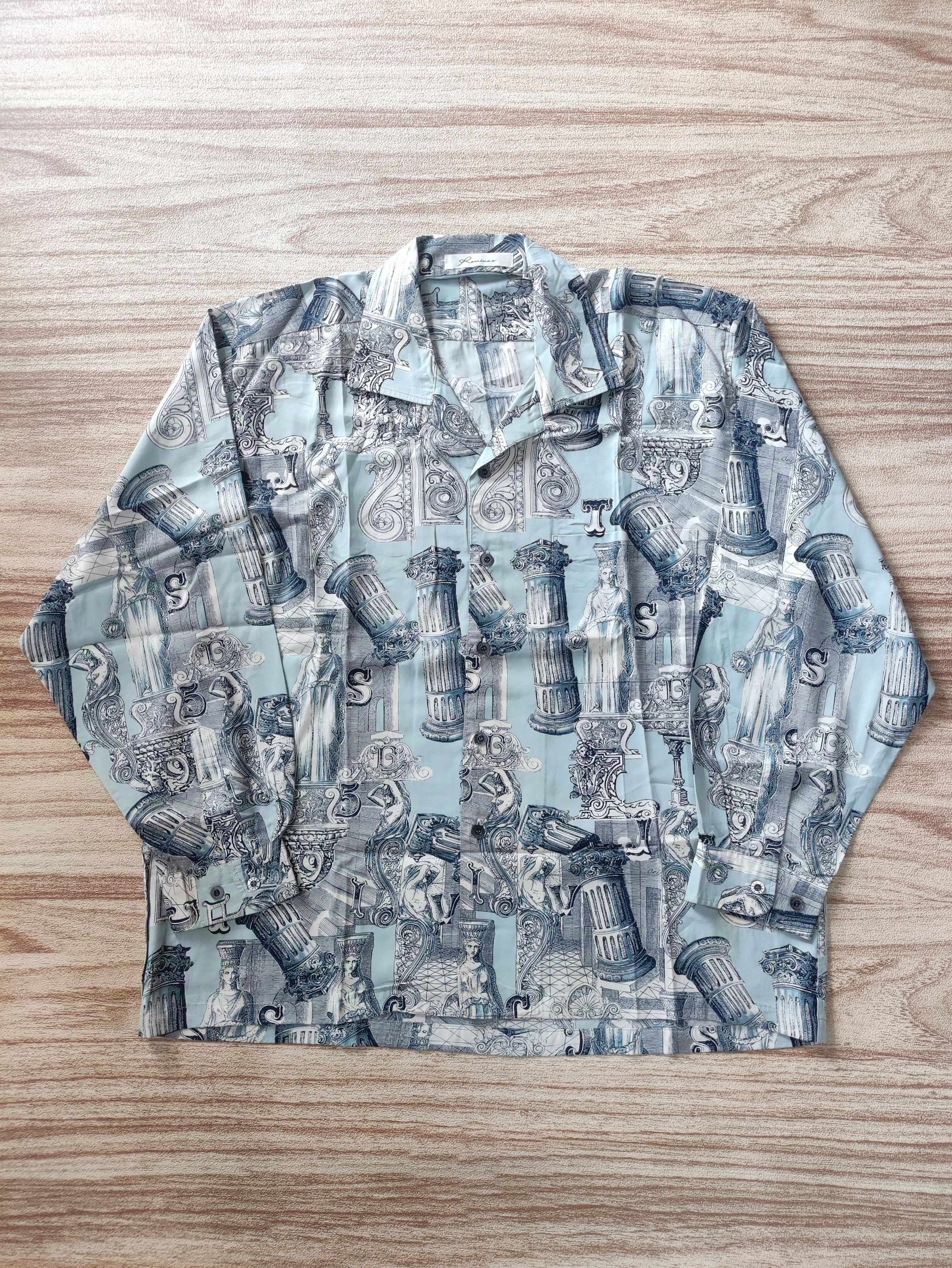 Vintage ROMAN ROMINAS LOOP COLLAR SHIRT Size US XL / EU 56 / 4 - 1 Thumbnail