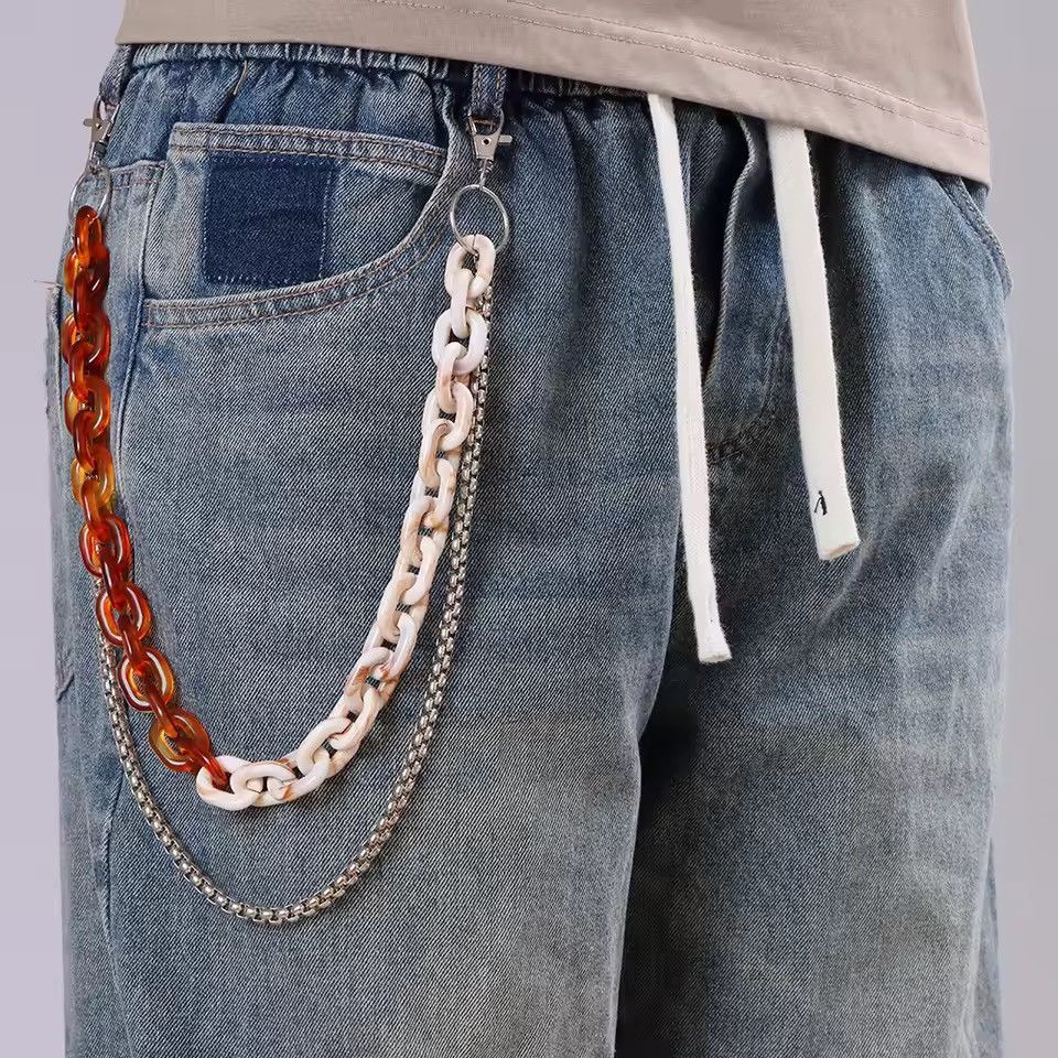 Jewelry Vintage Keychain Resin Chain Size ONE SIZE - 1 Thumbnail