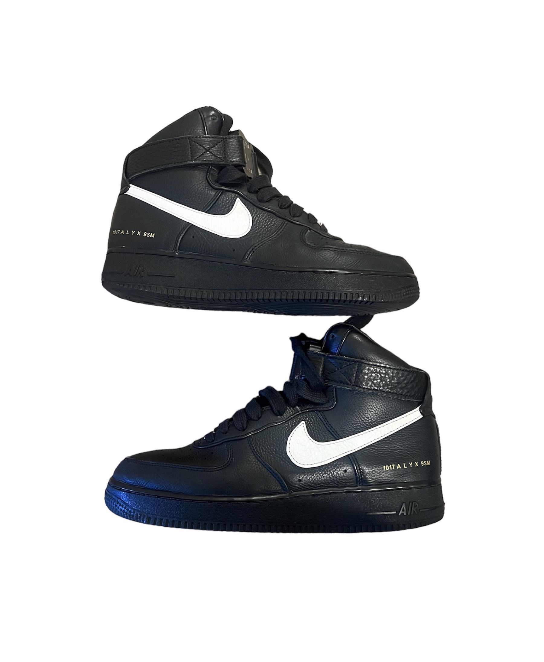 Pre-owned Alyx X Nike Air Force Ones Shoes In Black