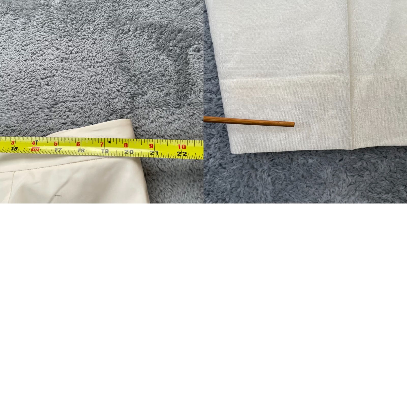 Vintage Lafayette 148 New York Womens Pants Beige Wool Premium Fit Size 28" / US 6 / IT 42 - 8 Thumbnail