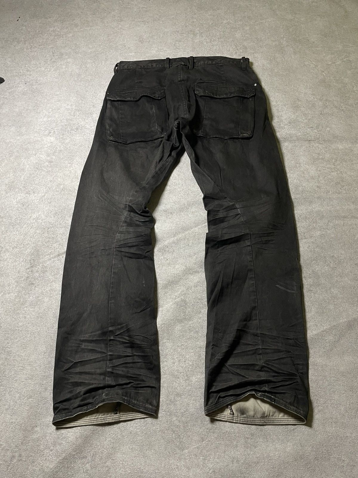 Allsaints Skull Allsaints Rick Owens Style Drop Crotch Jeans Size US 32 / EU 48 - 15 Thumbnail