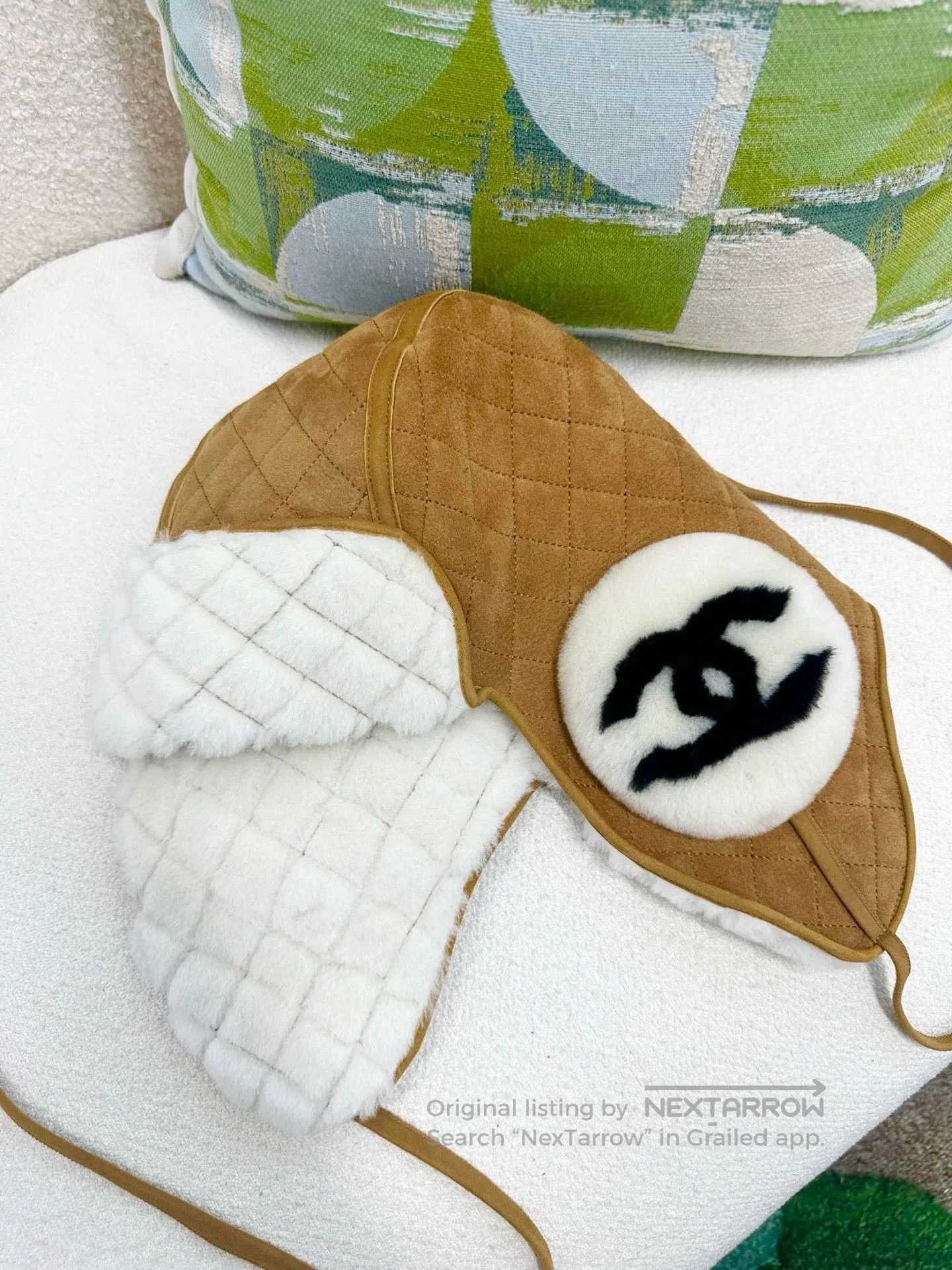 Chanel Chanel Brown Suede Mao Cap. Size ONE SIZE - 2 Thumbnail
