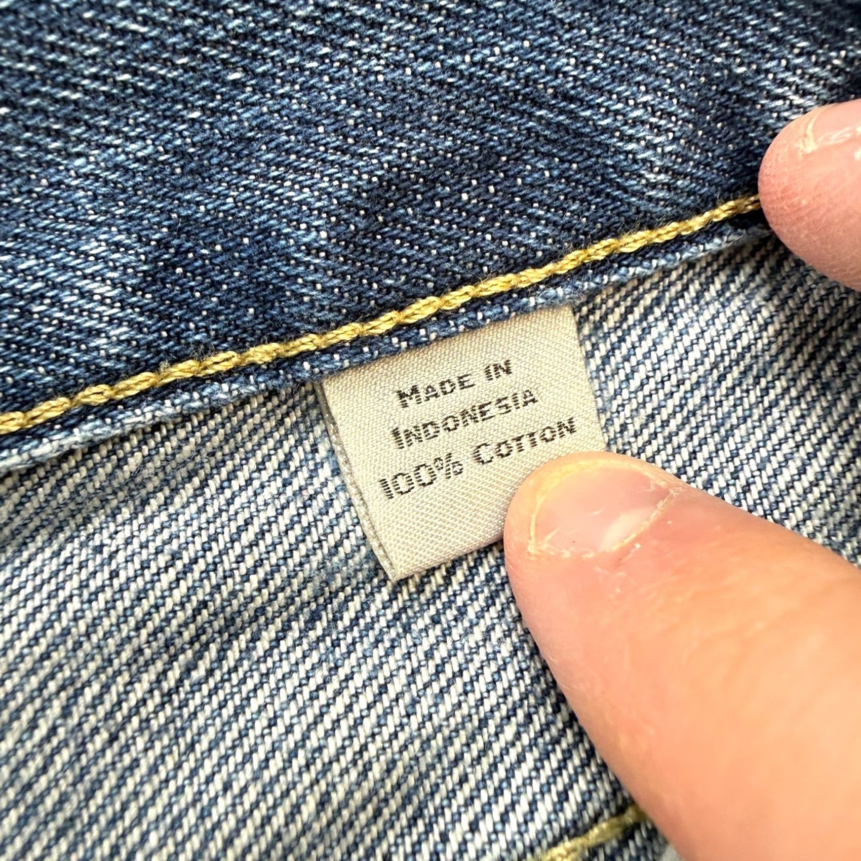 J.Crew J.CREW Jeans Mens 35x32 Blue Relaxed Straight Denim Y2K Style Classic 5-Pocket Design Big & Tall Mens Jeans Size US 35 - 5 Thumbnail
