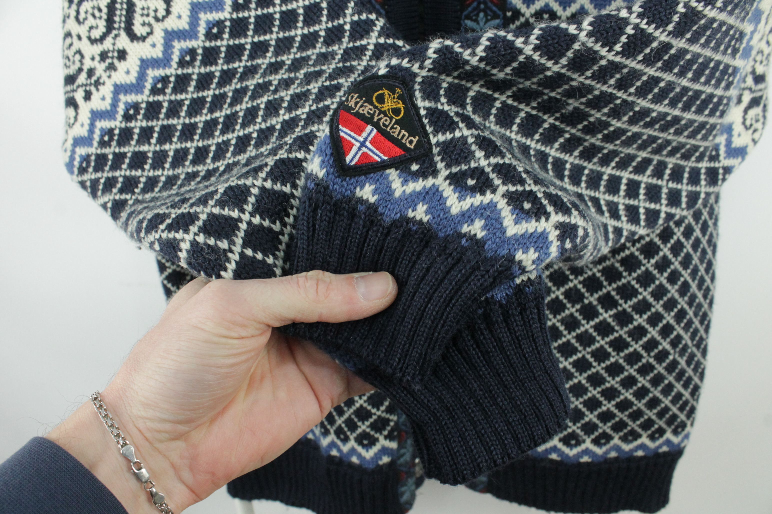 Other Skjaeveland Of Norway Knit Cardigan Wool Sweater Size M / US 6-8 / IT 42-44 - 7 Thumbnail